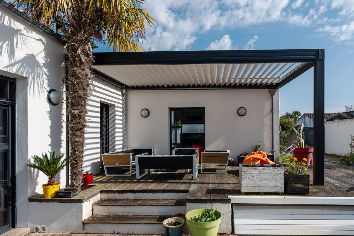 Estetyczny taras przydomowy